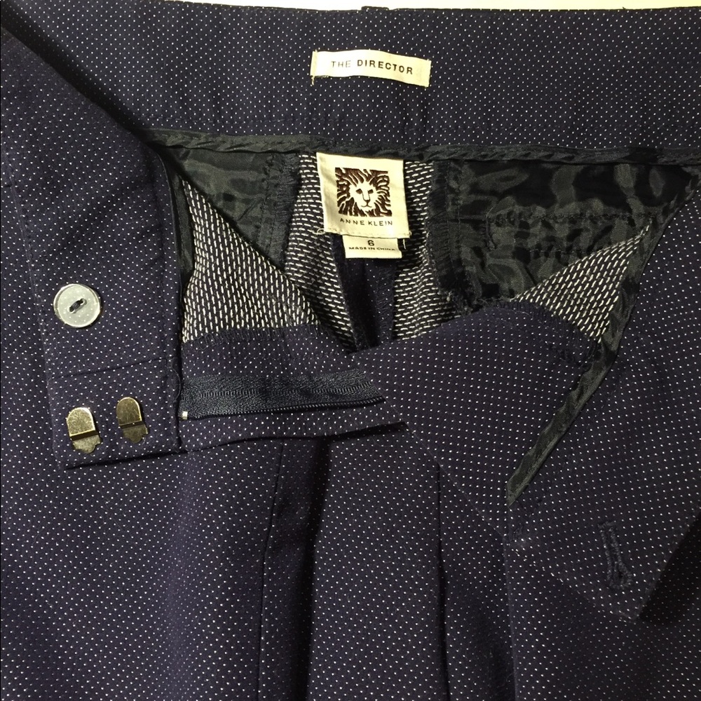 Anne Klein The Director polka-dotted tapered pants